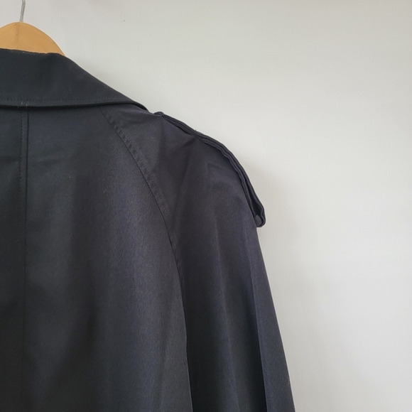 ASOS Jacket Womens 6 Black Waist Length Lightweight Oversized Relaxed Trench - Picture 14 of 16